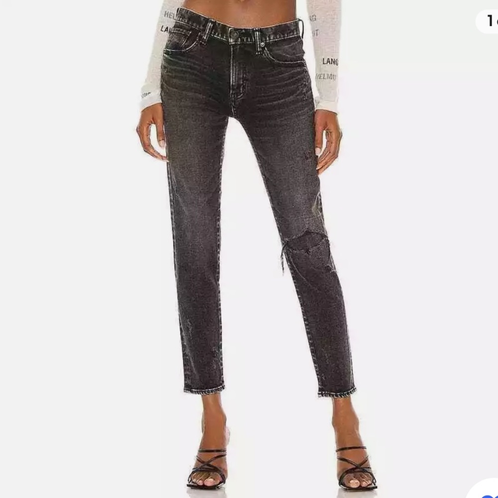 Moussy Lenwood Skinny Jeans in Vintage Black 27”